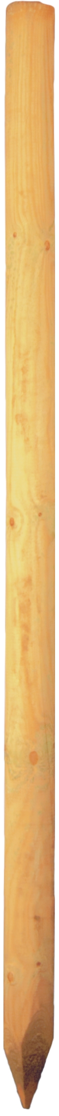 Baumpfahl grün 10 x 175 cm gefräst, gefast, gespitzt