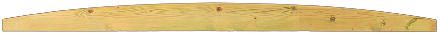 TRELLEBORG-System Bogenbrett grün 180 x 12/6 x 2,8 cm
