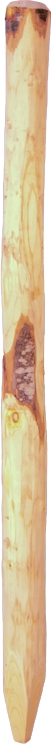 ROLLO-Zaunpfahl Länge: 200 cm d ca. 8-10 cm