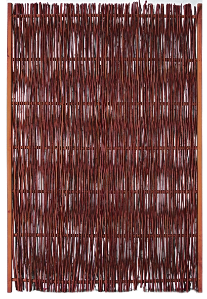 FUEGO Weidengeflechtzaun m.seitl. Rahmen 120 x 180 cm