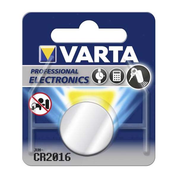 Varta Knopfzelle CR 2016 Varta Lithium