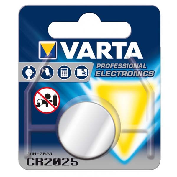 Varta Knopfzelle CR 2025 Varta Lithium