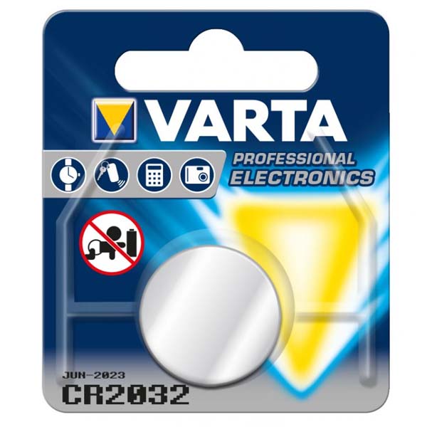 Varta Knopfzelle CR 2032 Varta Lithium