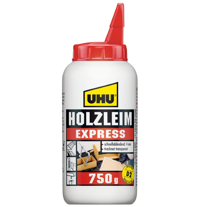 UHU Holzleim Express 750g Kaltleim Holzleim Leim stark