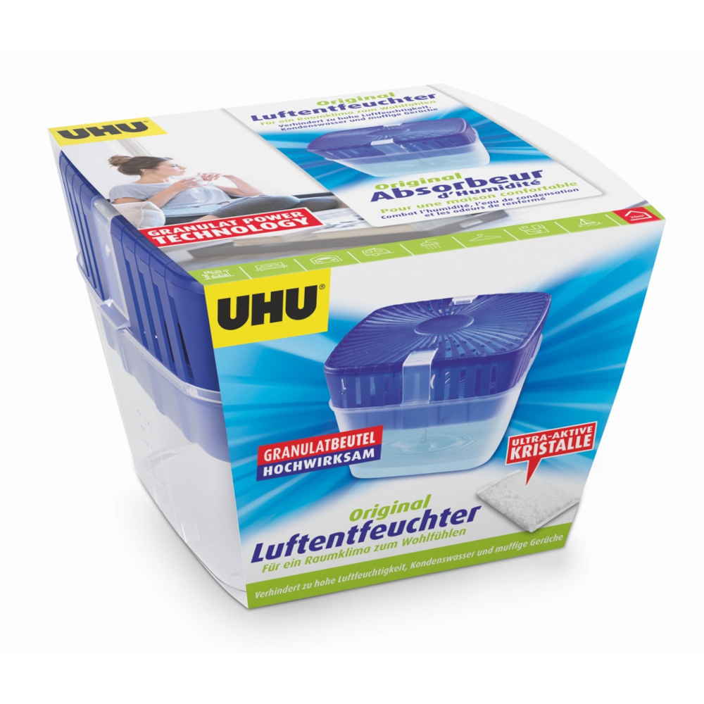 UHU Luftentfeuchter Box inkl. 450 g Entfeuchter
