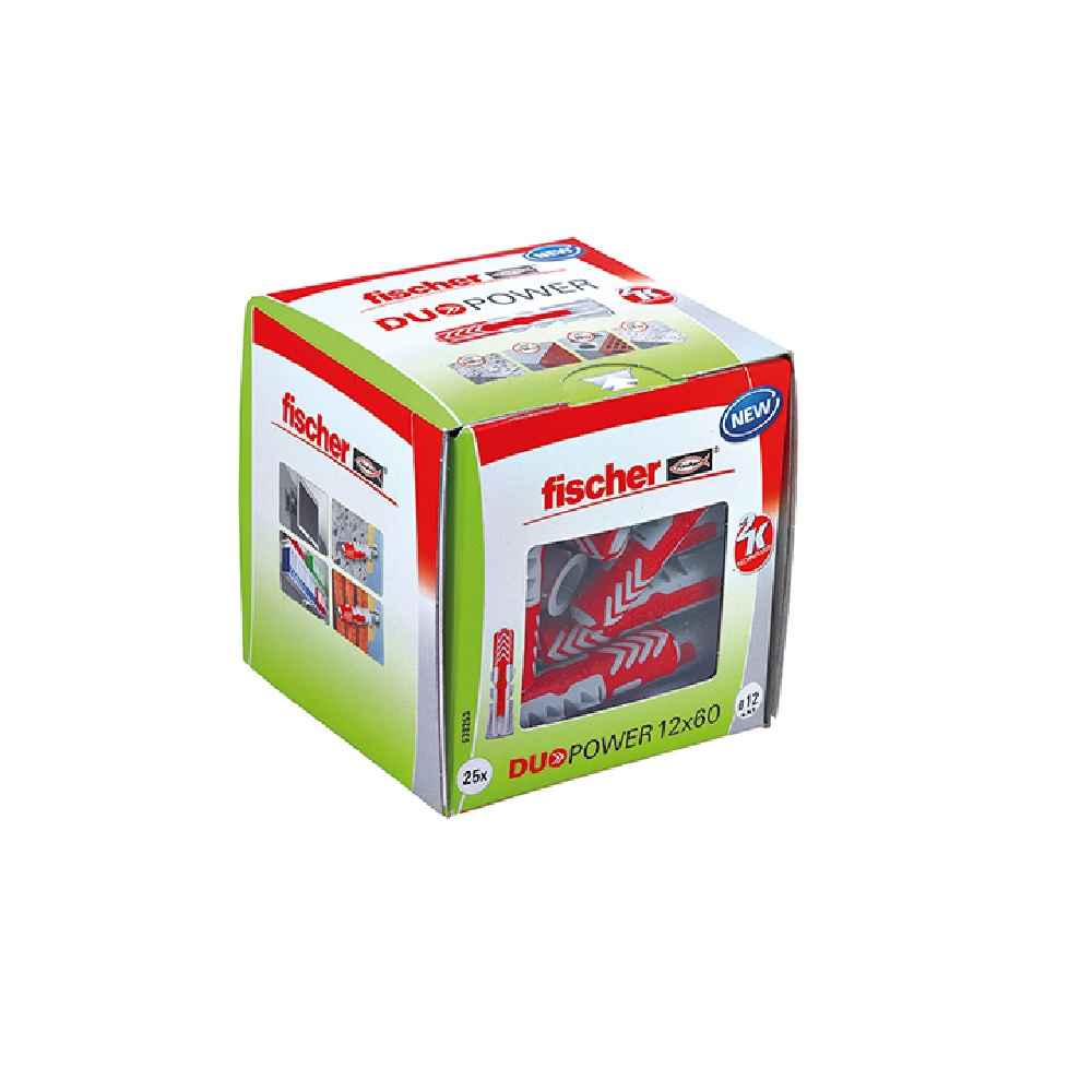 Fischer Universaldübel Duopower 12x60mm 25 Stück