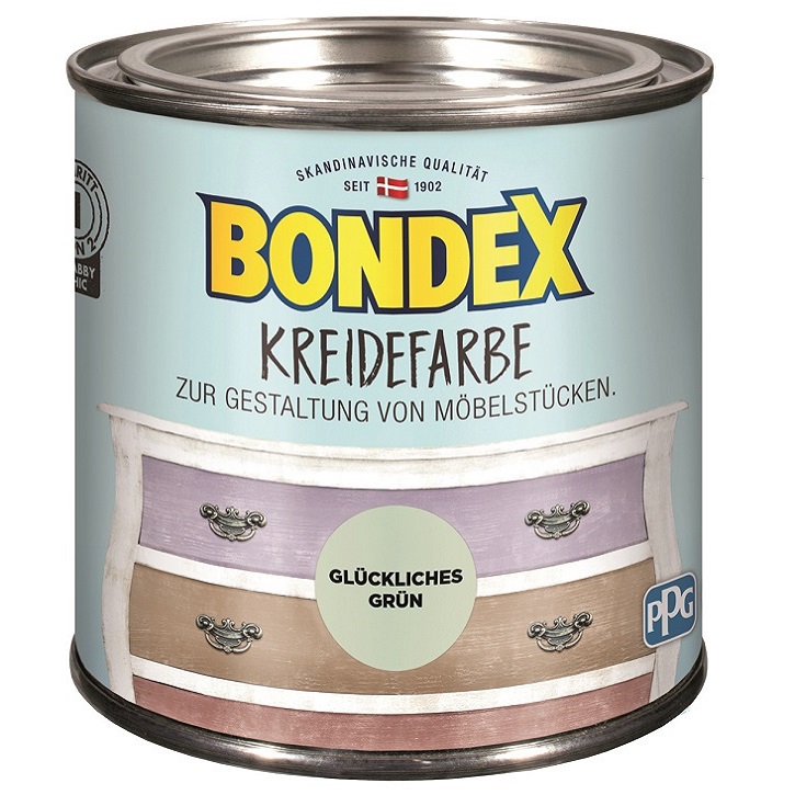 Bondex Kreidefarbe 0,5 L glückliches grün