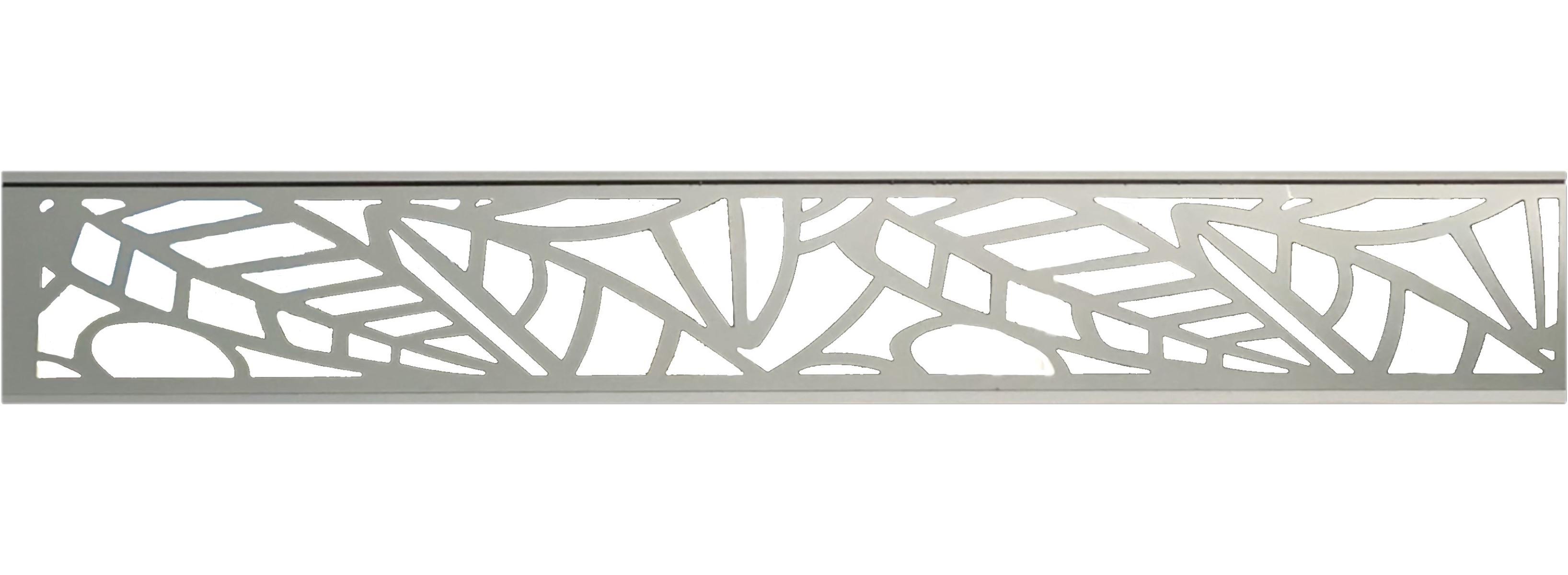Plexiglas-Dekorationseinsatz für Sichtschutzzäune Aluminium-Rahmen Anthrazit