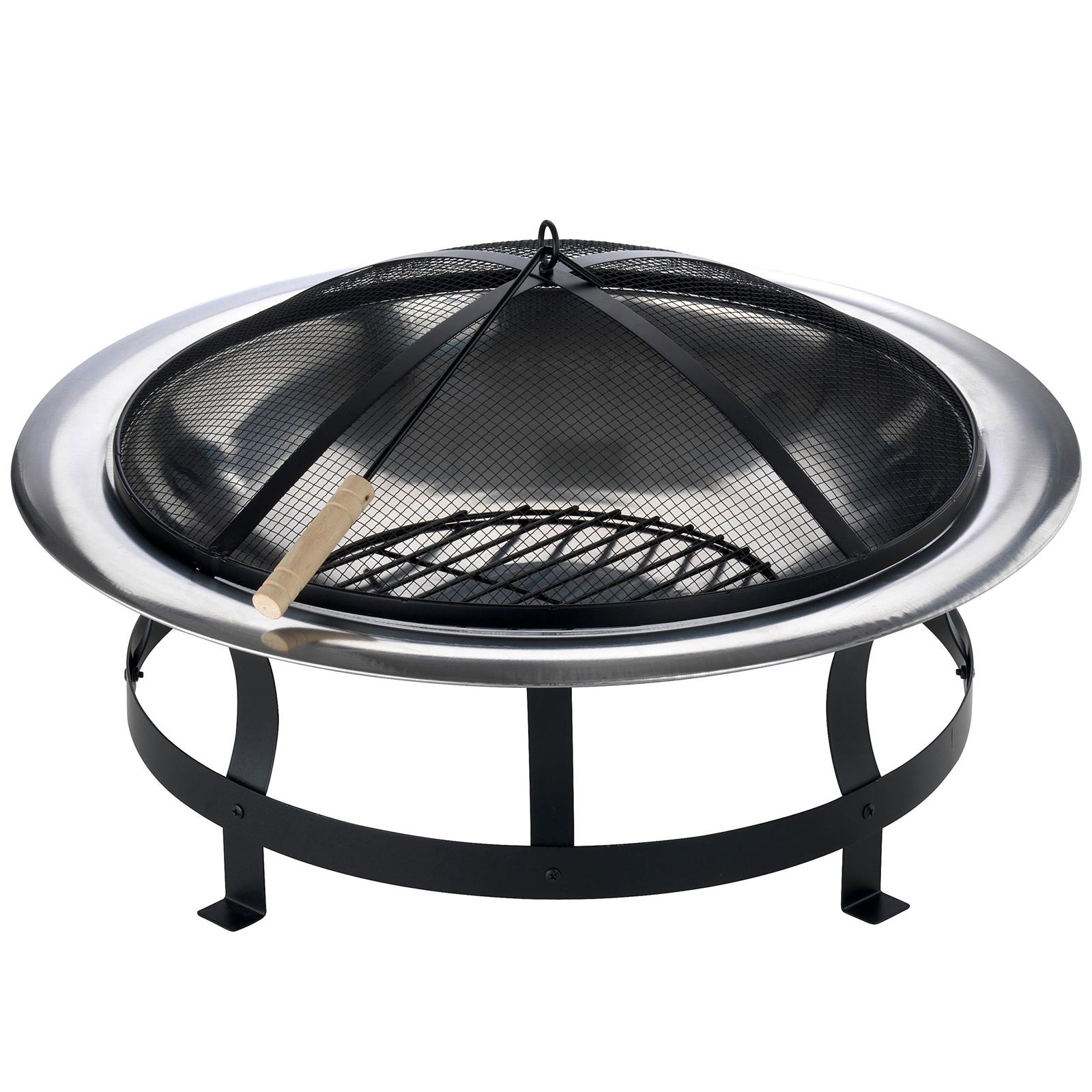 ACTIVA Feuerstelle "Madrid" Feuerschale - 75,5 cm aus Edelstahl | eBay