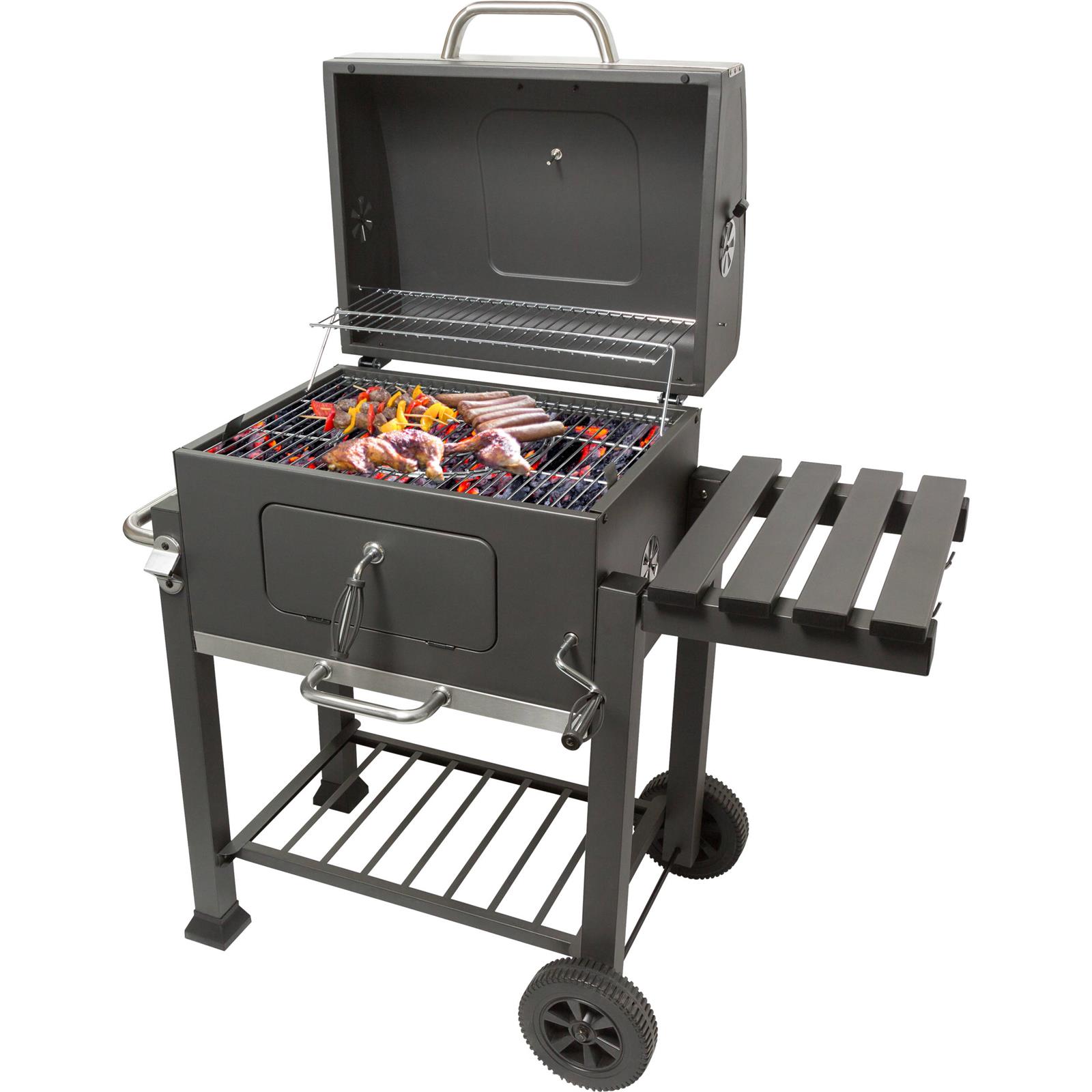 Activa Barbecue Barbecue Angular, charbon de bois barbecue ACTIVA Angulatus Barbecue à Charbon de Bois Noir | Achetez