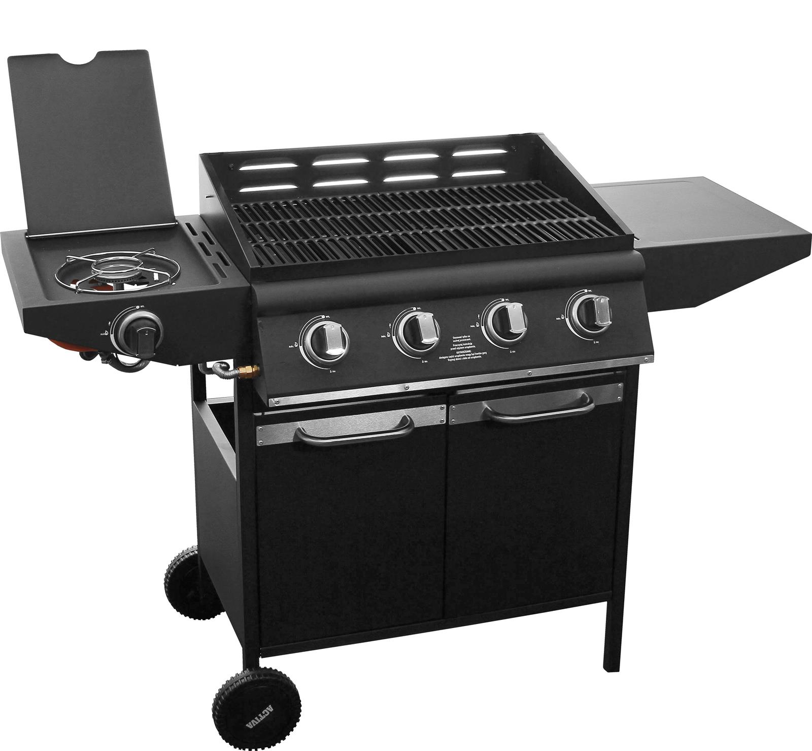 ACTIVA Barbecue à Gaz Grille 5 Brûleur (12,8 Kw + 3,2 Kw ACTIVA Barbecue à Gaz Crosby Table Barbecue B Ware | eBay