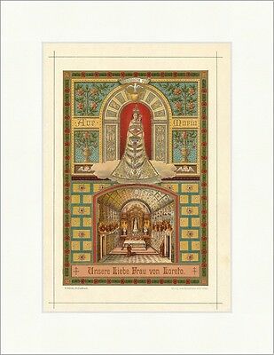 Unsere Liebe Frau von Loreto St. Basilika heiliges Haus Gnadenorte Chromo 1313