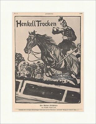 Titelseite der Nummer 29 von 1910 Angelo Jank Polo Spieler Pferd Jugend 3756 