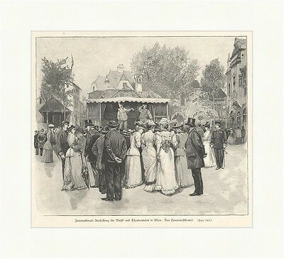 Internationale Ausstellung für Musik und Theaterwelten in Wien Holzstich E 1803