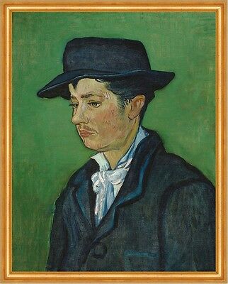 Portrait Of Armand Roulin Vincent Van Gogh Manner Anzug Hut Bart B