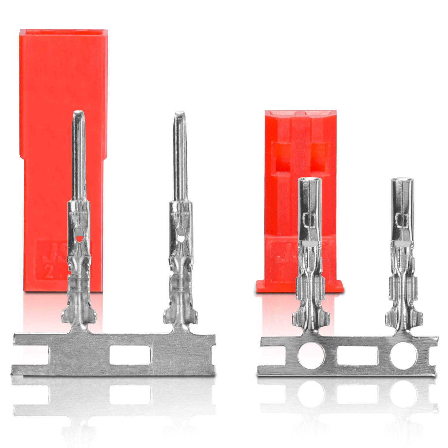 BEC JST Steckverbinder Set – 5 Paar, Vergoldete Kontakte, Für Kabel Bis 0,5 Qmm, Bis 8 A