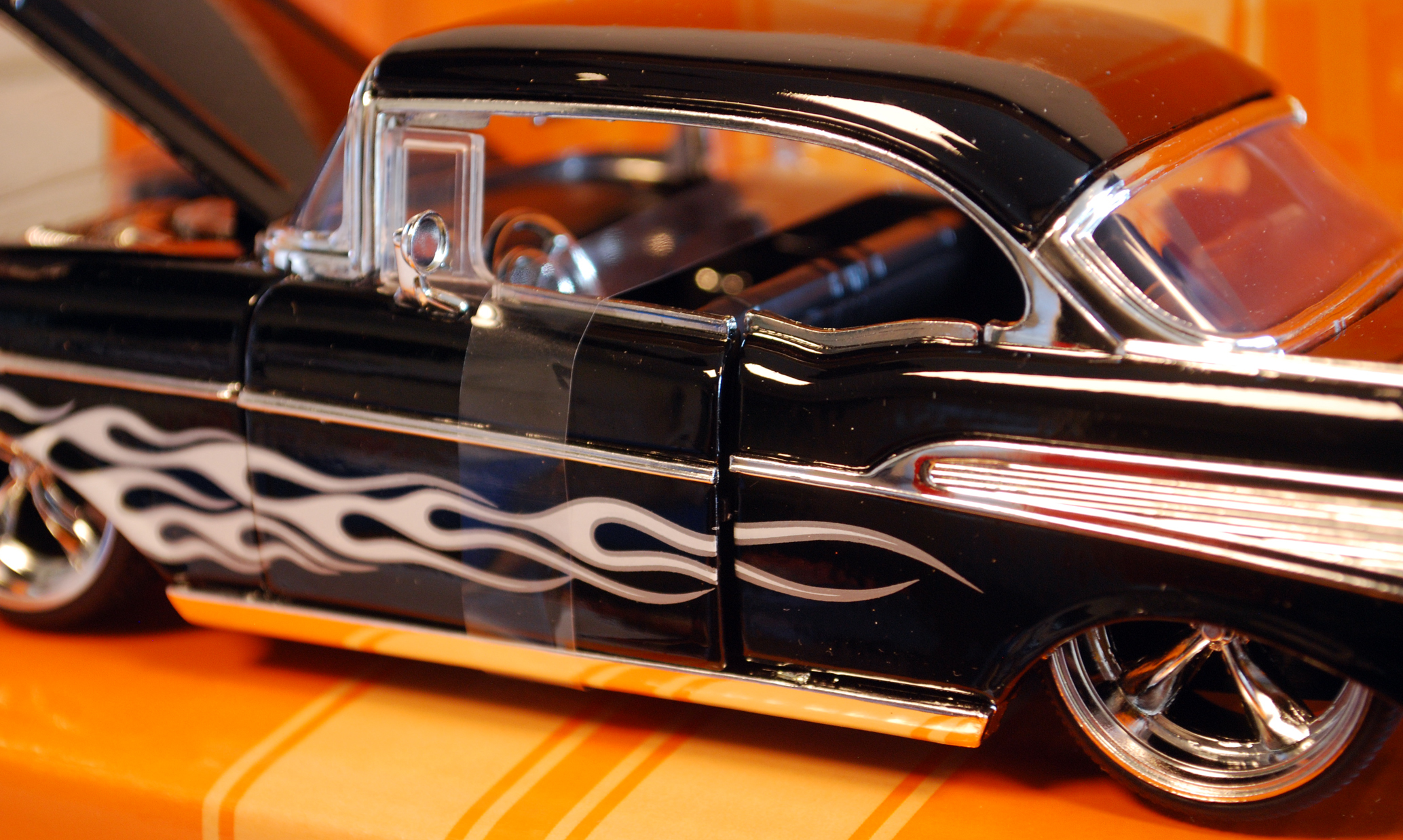 1957 Chevrolet Bel Air Big Time Customs 124 Jada Toys 99965