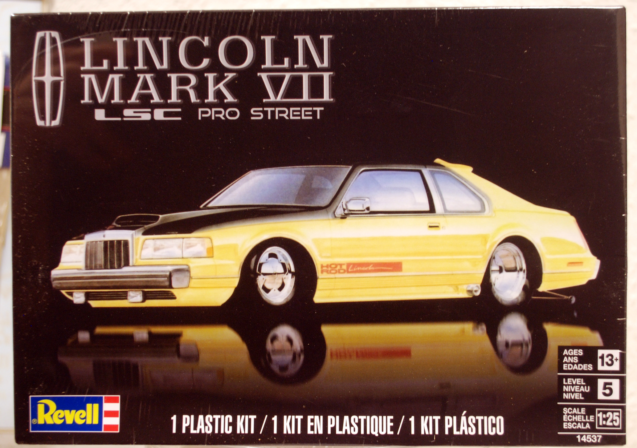 Revell 4537 1984 Lincoln Mark Vii Lsc Luxury Sports Coupe Pro Street 125