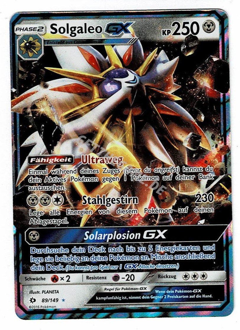 Solgaleo GX 89/149 - Sonne & Mond Pokemon | eBay