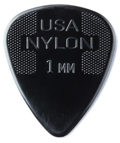 Dunlop Nylon Standard Plektren - 1,00 mm - schwarz (1, 3, 6, 12 oder 72 Stück) - Bild 2 von 2