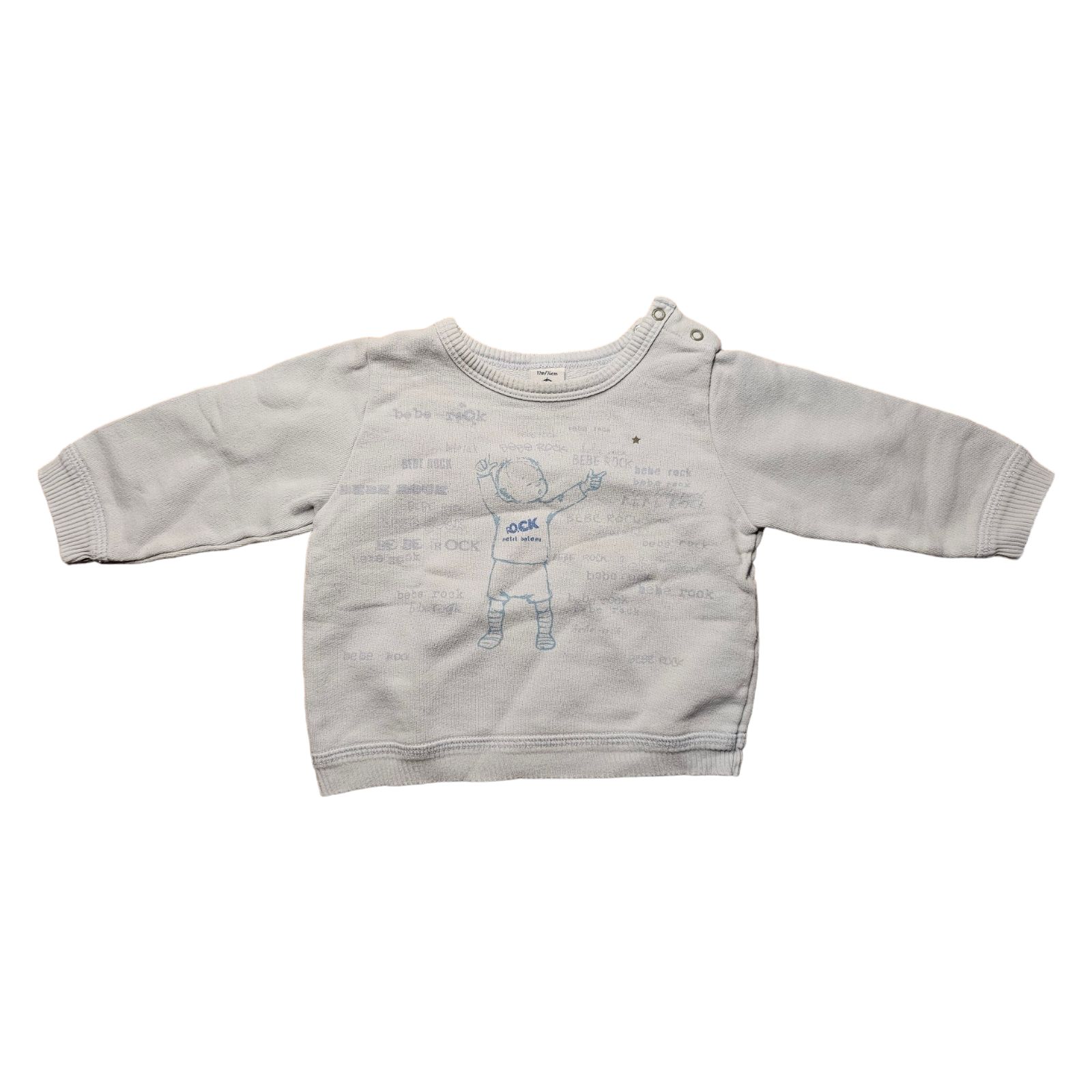 Petit Bateau Jungen Baby Pullover - 100% Baumwolle Klassisch