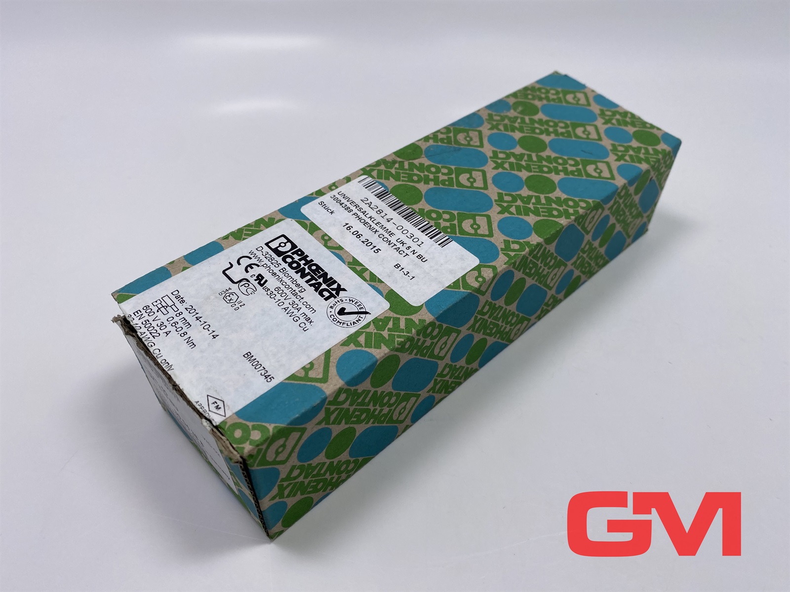 Phoenix Contact 3004388 UK 5 N BU - Feed-through terminal block — Terminal Blocks
