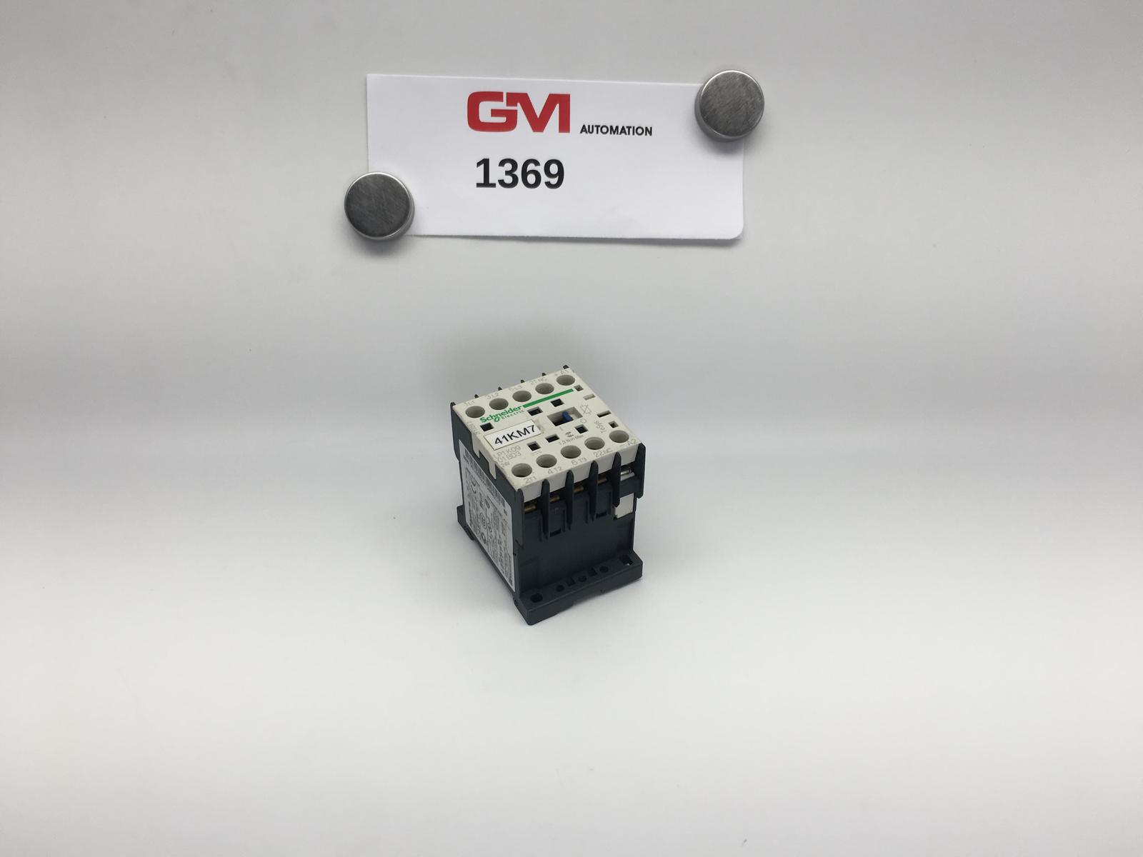 Schneider Electric LP1K0901BD3 Contactor, TeSys K, 3P, AC-3, lt or eq to 440V, 9A, 1 NC aux, 24VDC coil — Electrónica y PCB