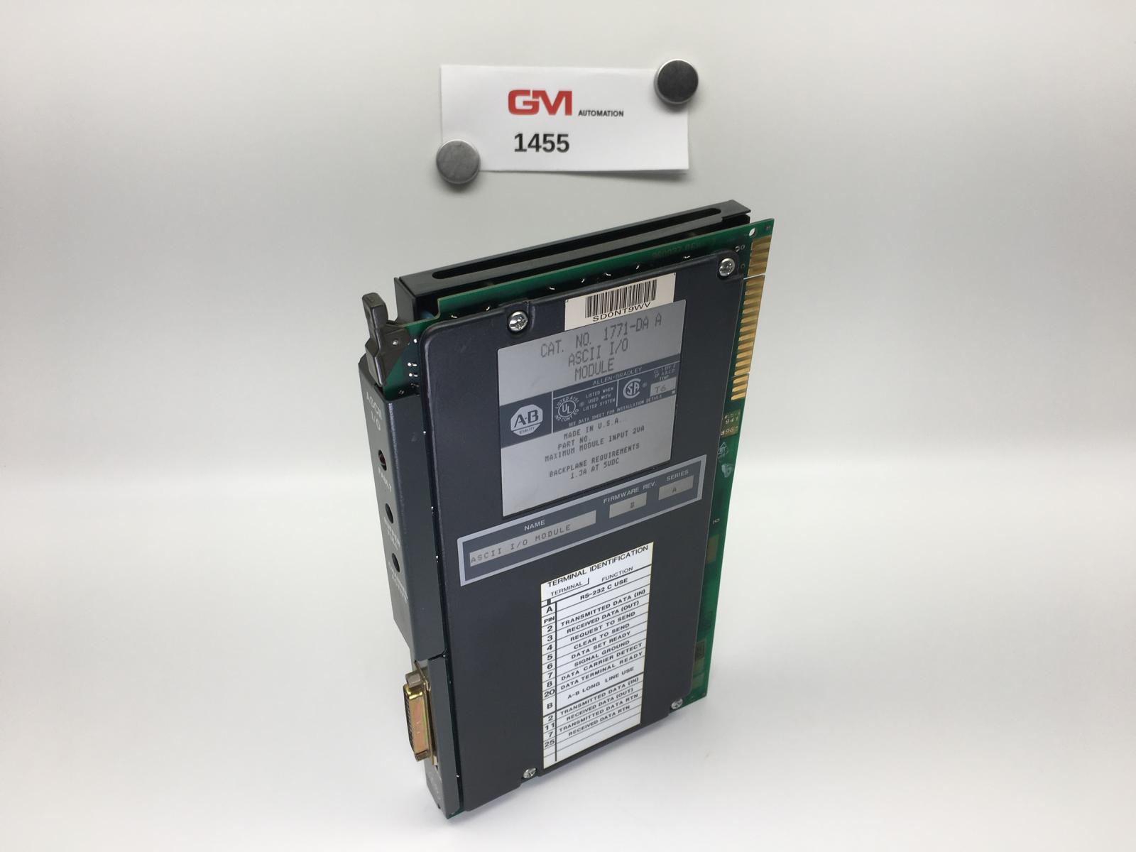 1771-DA Allen Bradley, Sterowniki PLC