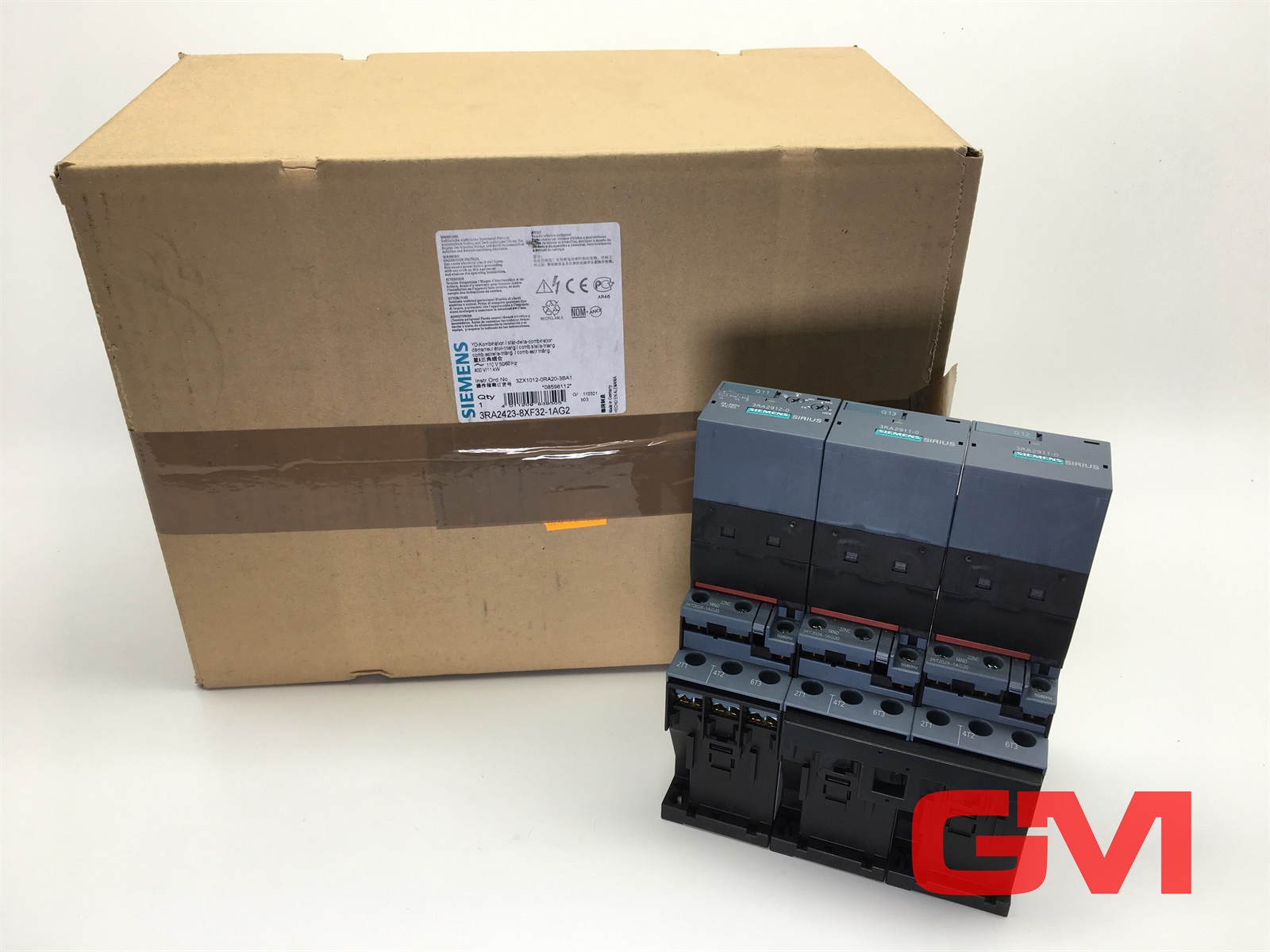 Siemens 3RA2423-8XF32-1AG2 WYE DELTA STARTER 25A 110VAC SCREW — Accesorios generales