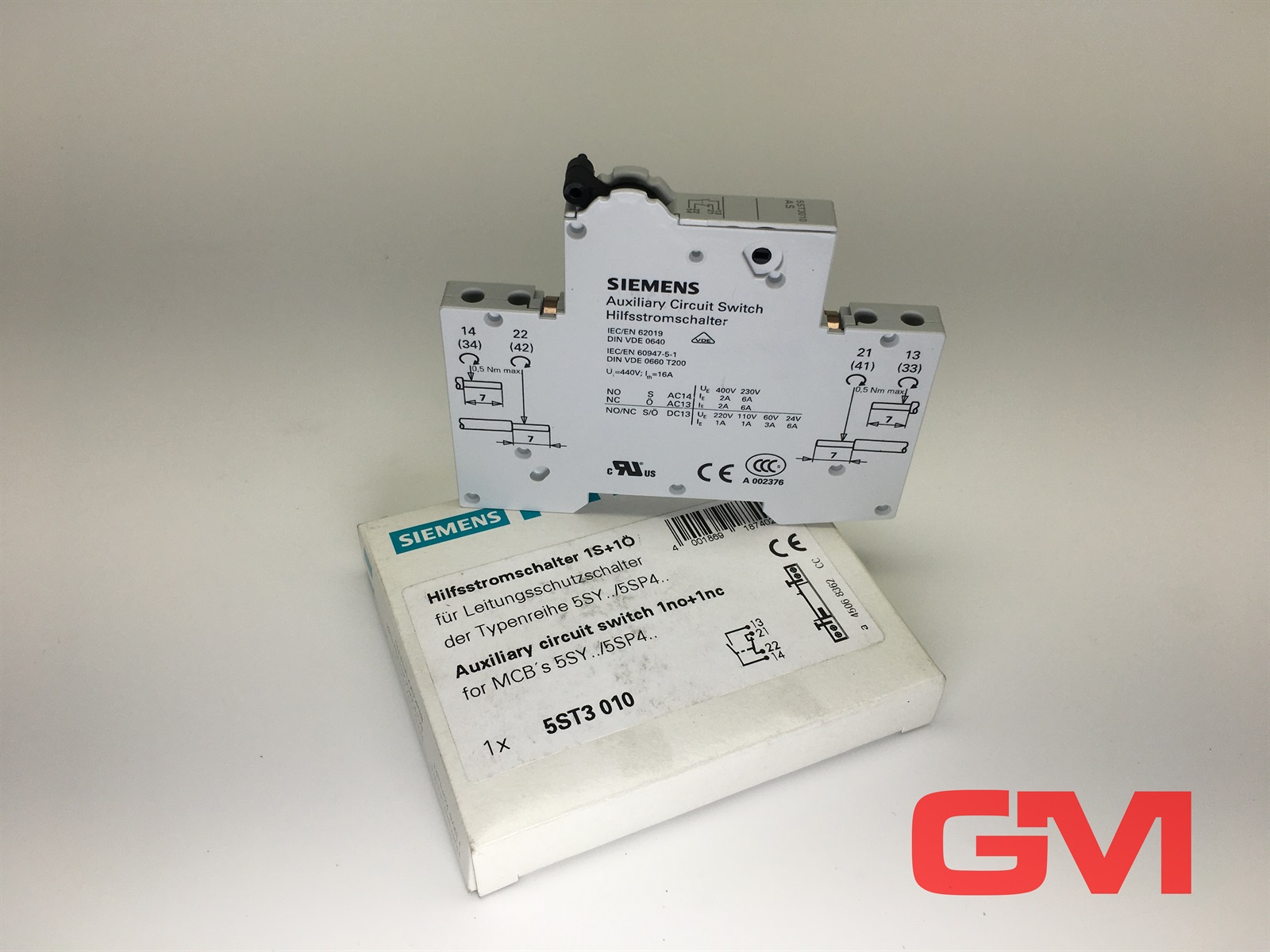 5ST3010 Siemens, Interruttori e apparecchiature modulari