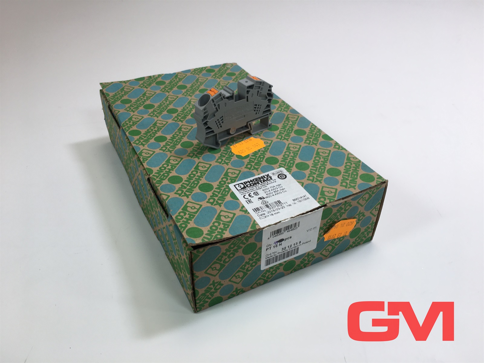 Phoenix Contact 3212138 PT 16 N - Feed-through terminal block — Terminal Blocks