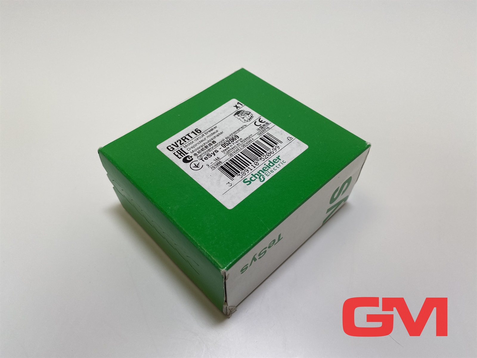 Schneider Electric GV2RT16 TeSys GV2 Manual Starter and Protector, thermal magnetic circuit protector, toggle switch, 9…14 A, screw clamp terminals — Interruttori automatici e fusibili