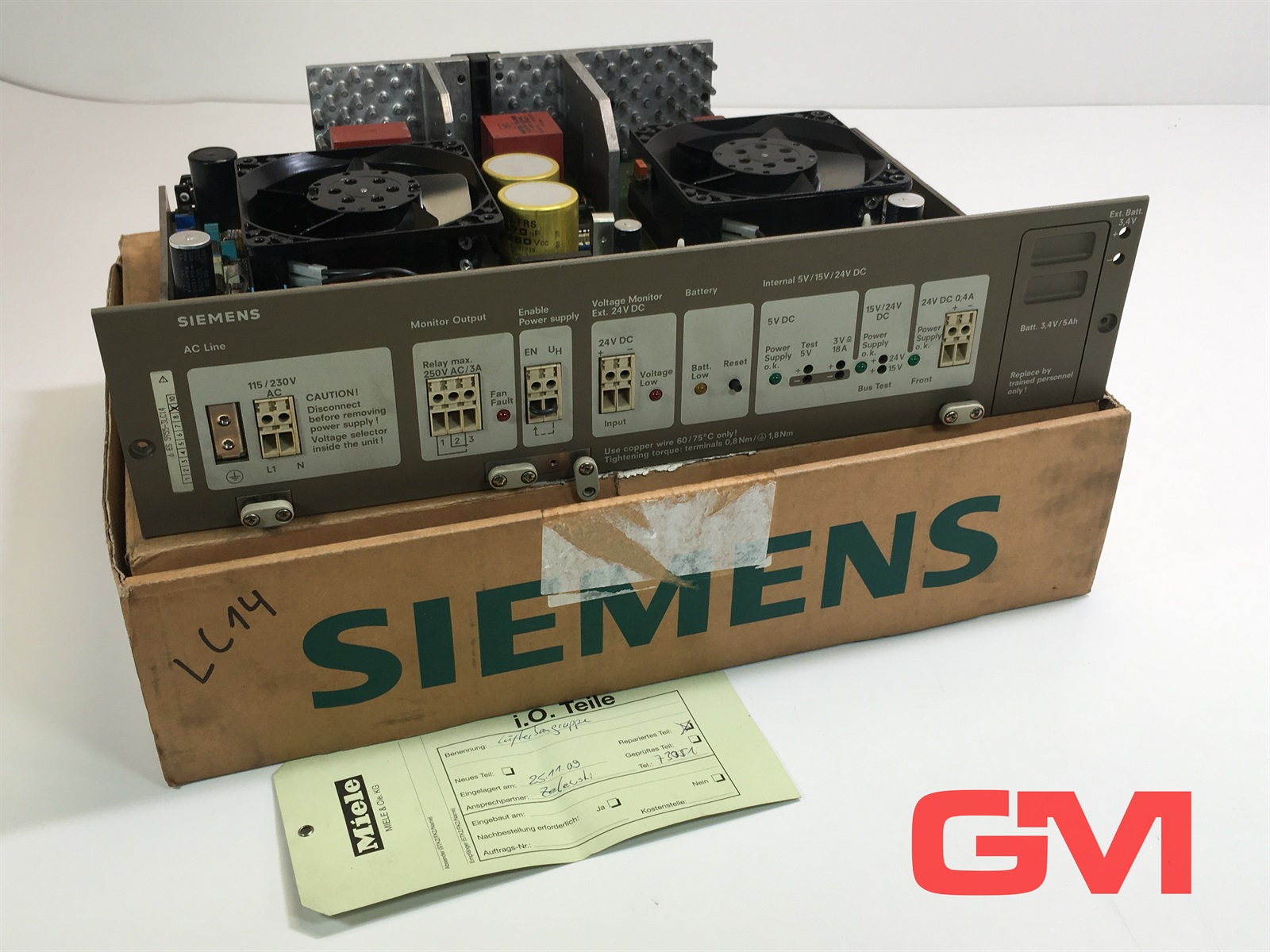 6ES5955-3LC14 Siemens, Power Supplies & Controllers