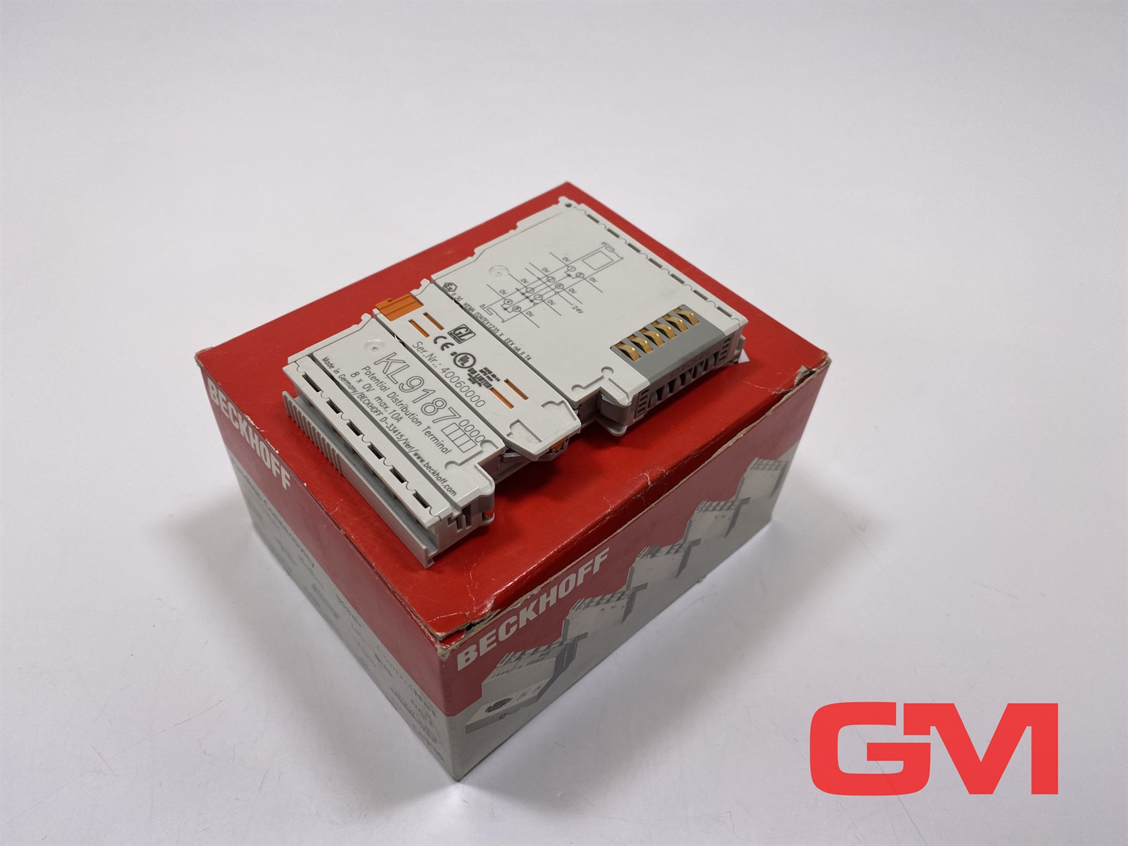 Beckhoff KL9187 Automation Terminal with Digital Inputs — Morsettiere