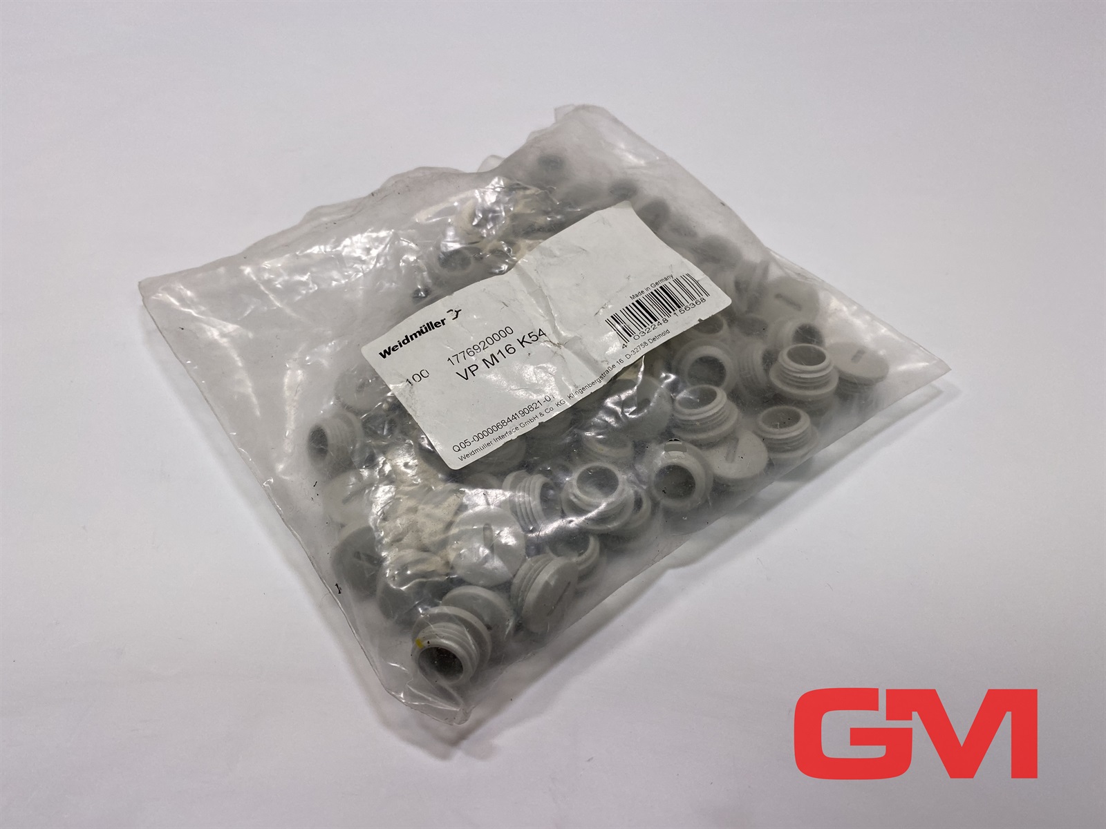 Ve 100x Weidmüller Closure Screw VP M16 K54 Blanking Plug