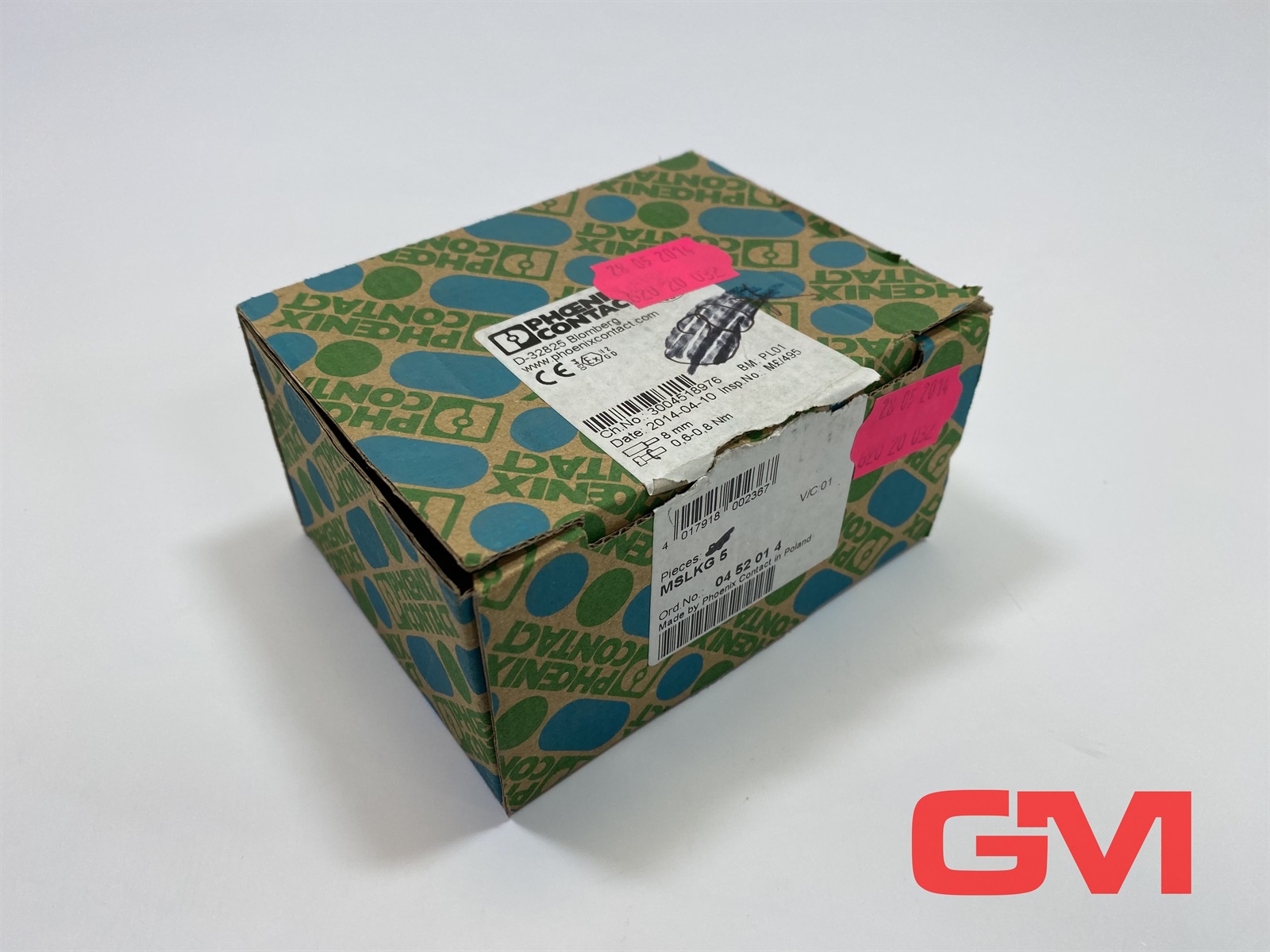 Phoenix Contact 452014 MSLKG 5 - Ground modular terminal block — Terminal Blocks