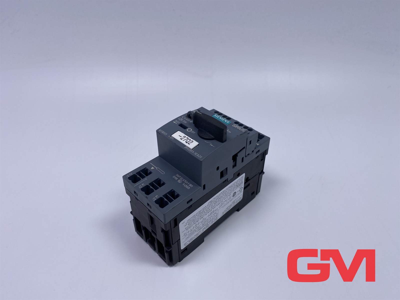 Siemens 3RV2011-1CA20 Circuit Breaker SZ S00, Motor Protection Class 10, A-Release 1.8-2.5A, N-Release 33A, Spring Terminal, Standard Switching Capacity — Circuit Breakers & Fuses