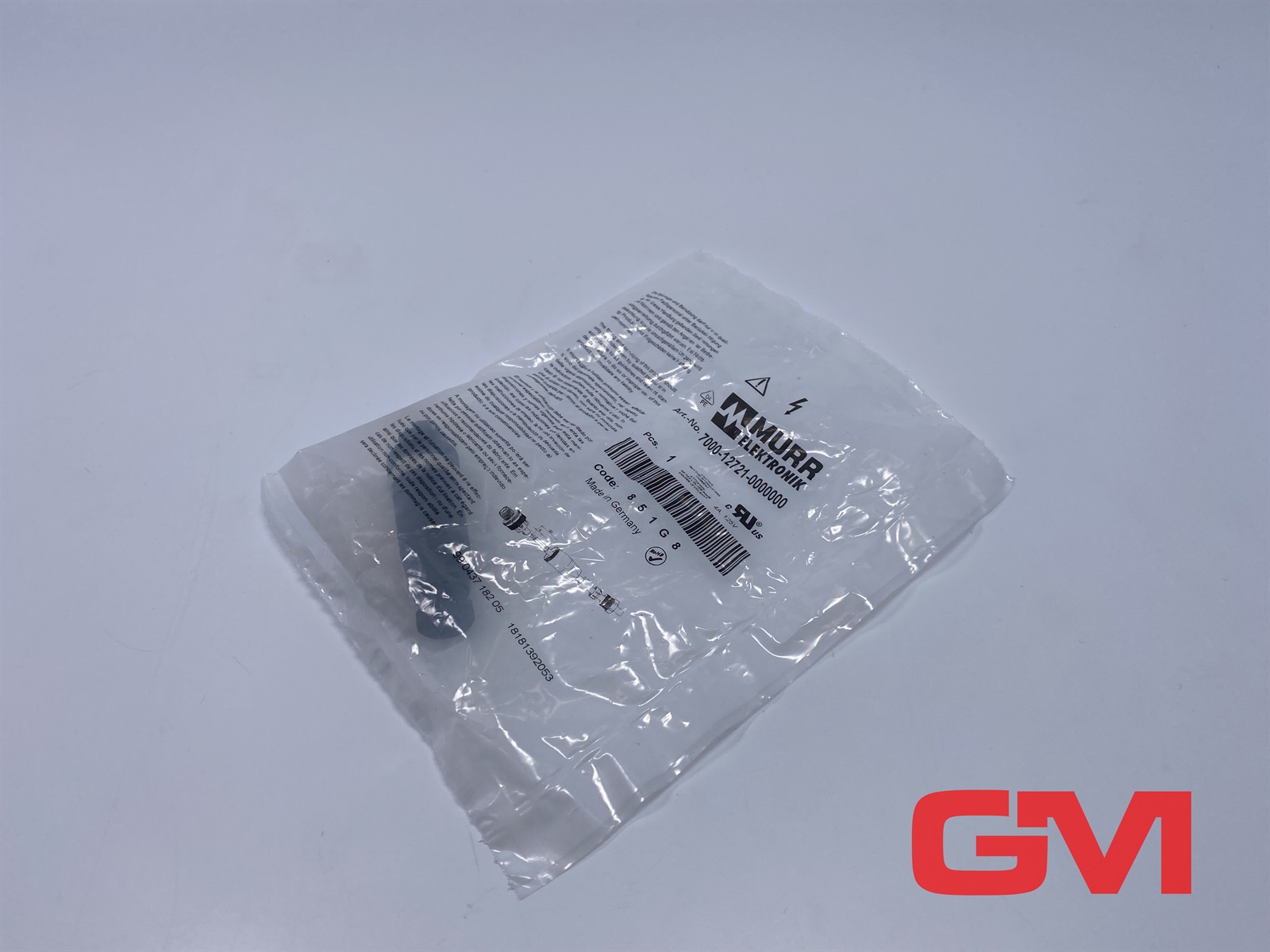 Murrelektronik 7000-12721-0000000 M12 Male Connector, 5-Pole, Screw Terminal — Connectors & Plugs