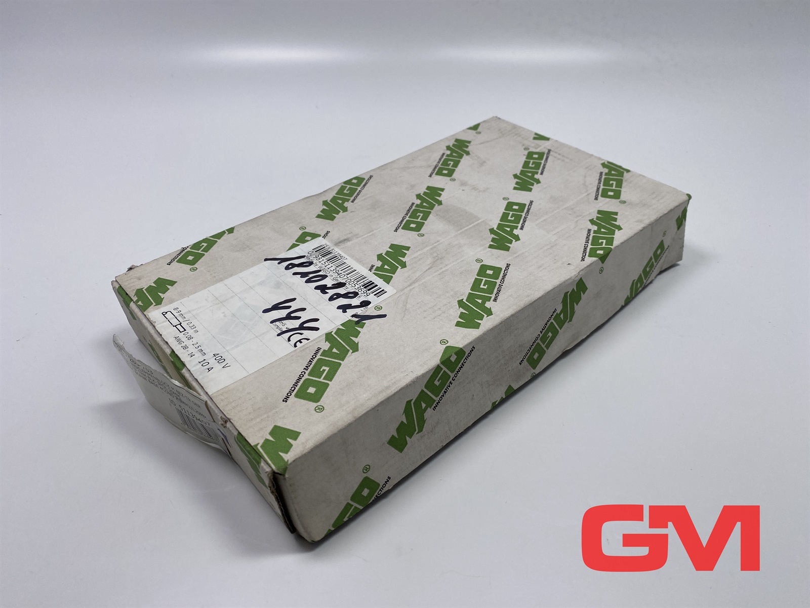 Wago 280-763 Terminal block for pluggable modules; 6-pole; with 4-conductor terminal blocks; with marker carrier; with orange separator; for DIN-rail 35 x 15 and 35 x 7.5; 2.5 mm²; CAGE CLAMP®; 2,50 mm²; gray — Terminal Blocks