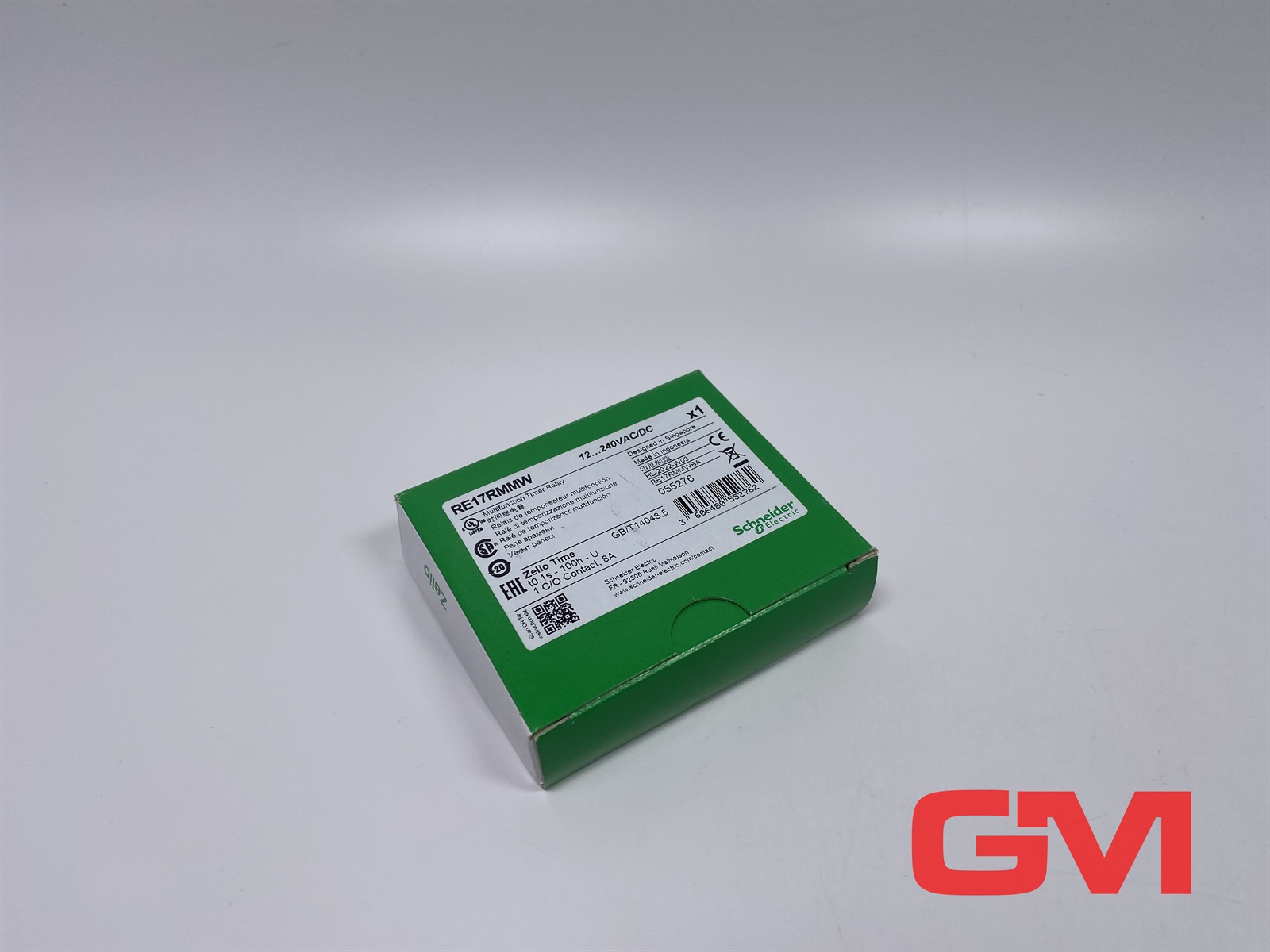 Schneider Electric RE17RMMW multifunction relay, Harmony Timer Relays, 8A, 1CO, 0.1s..10h, power on delay, 12...240V AC DC — Contactors & Relays