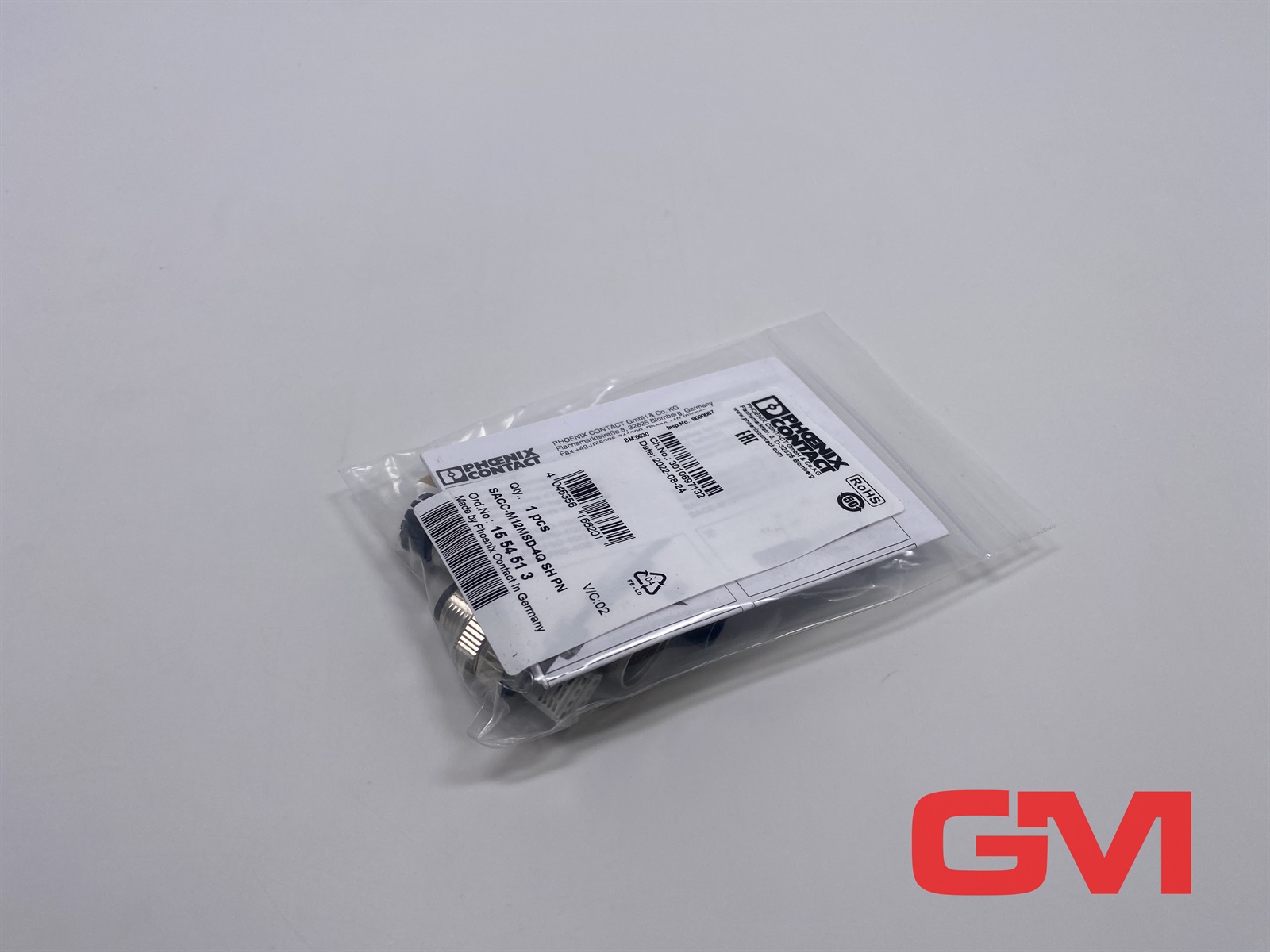 Phoenix Contact 1554513 SACC-M12MSD-4Q SH PN - Data connector — Connectors & Plugs
