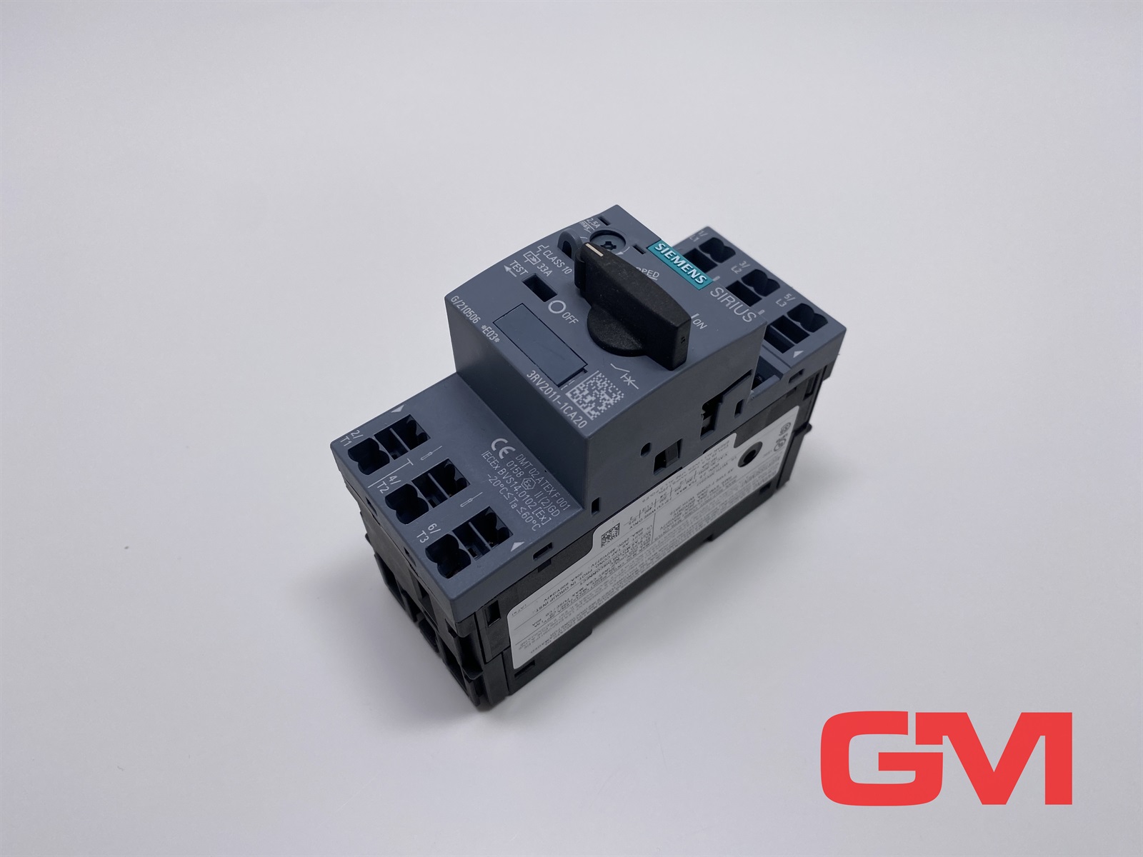 Siemens 3RV2011-1CA20 Circuit Breaker SZ S00, Motor Protection Class 10, A-Release 1.8-2.5A, N-Release 33A, Spring Terminal, Standard Switching Capacity — Interruttori automatici e fusibili
