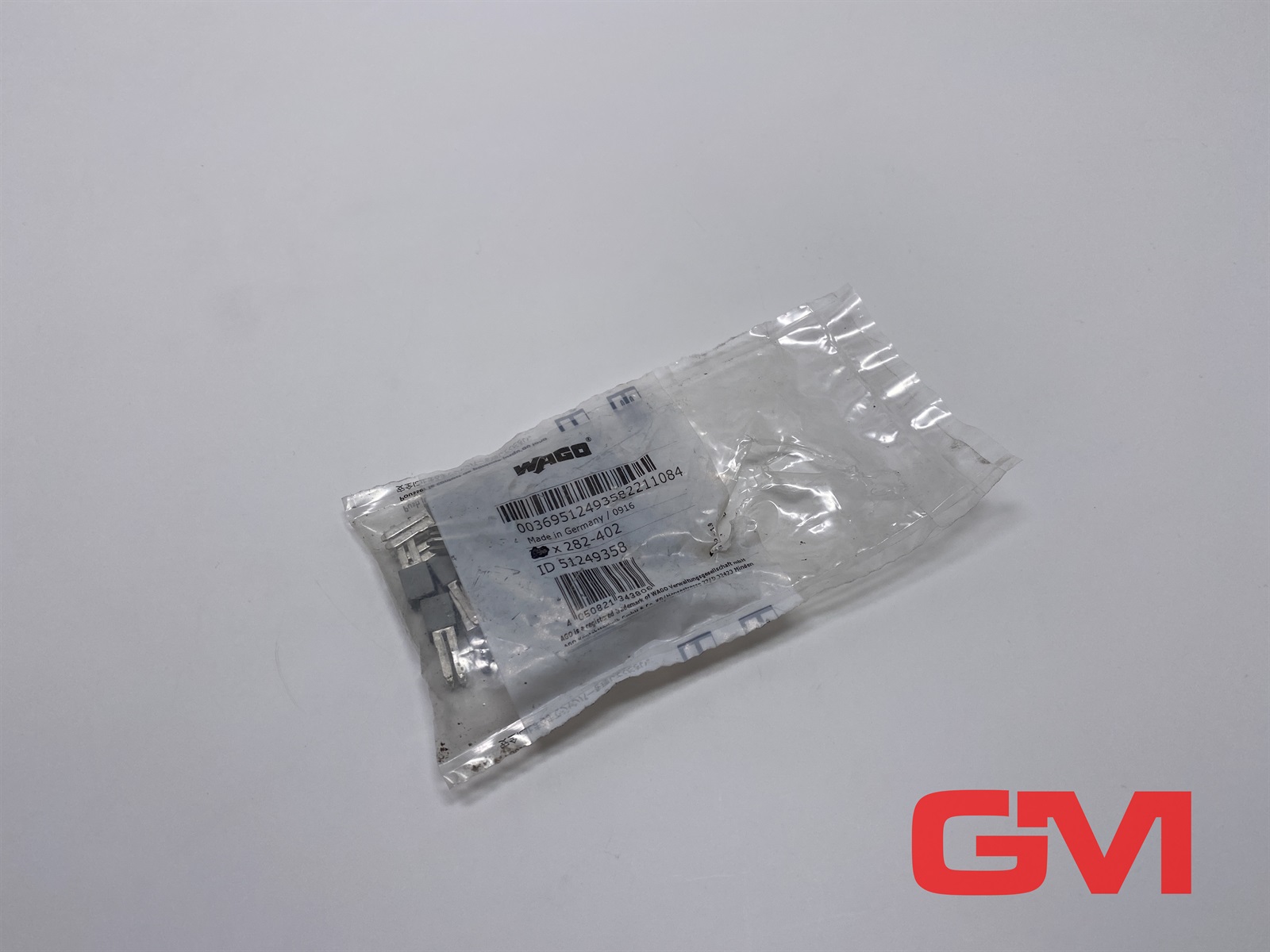 Wago 282-402 Jumper; insulated; gray — Terminal Blocks