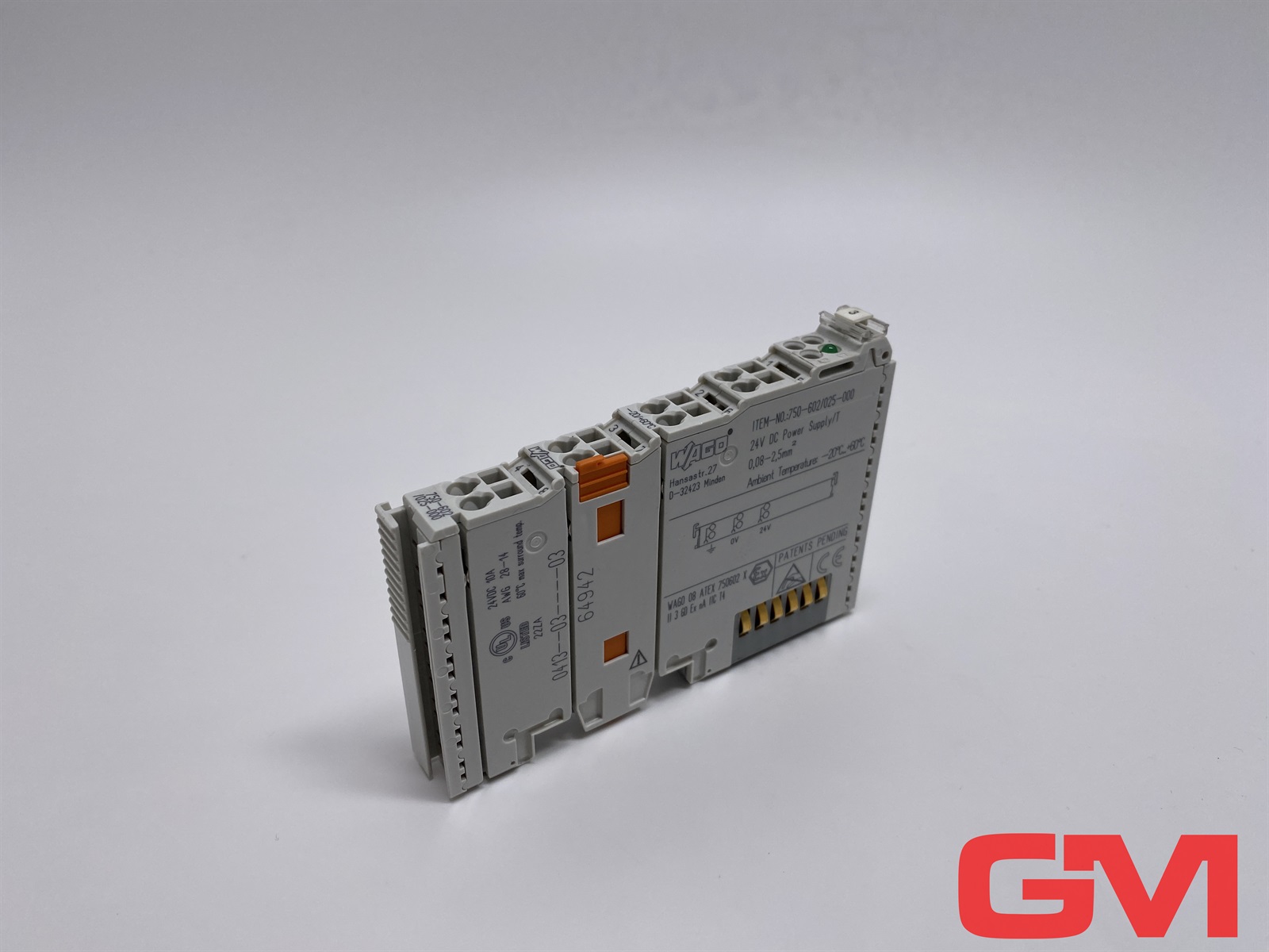 Wago 750-602/025-000 Power Supply; 24 VDC; Ext. Temperature — Sterowniki PLC