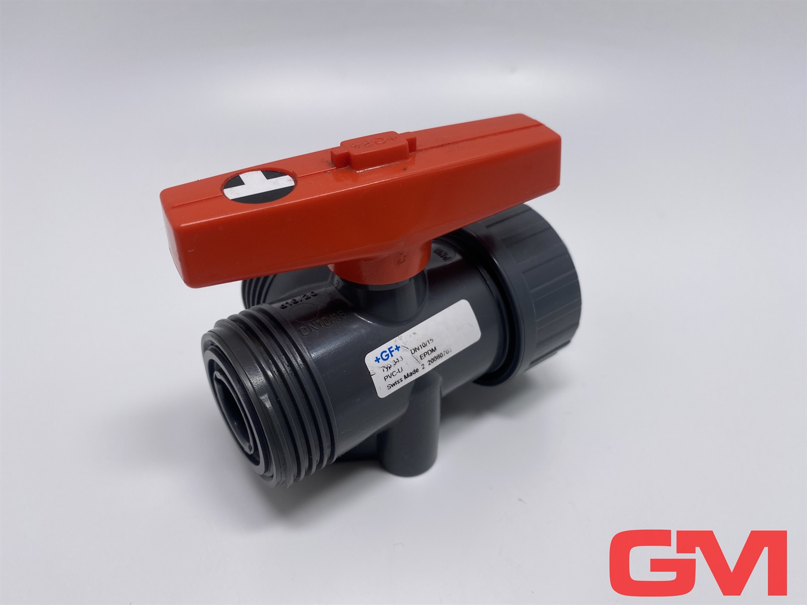 Georg Fischer GF Three-Way Ball Valve Type 343 DN10/15 PVC-U EPDM 