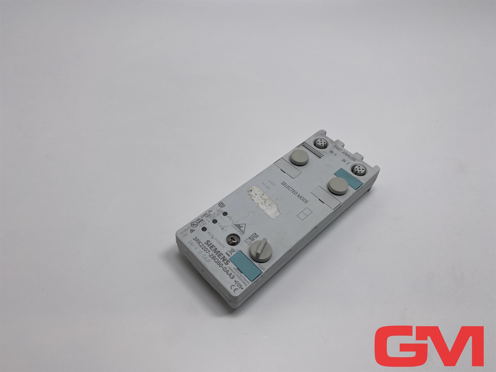 Siemens 3RK2207-2BQ50-0AA3 AS-i Compact Module K60 Analog A/B Slave, 2 AI, IP67 — PLCs