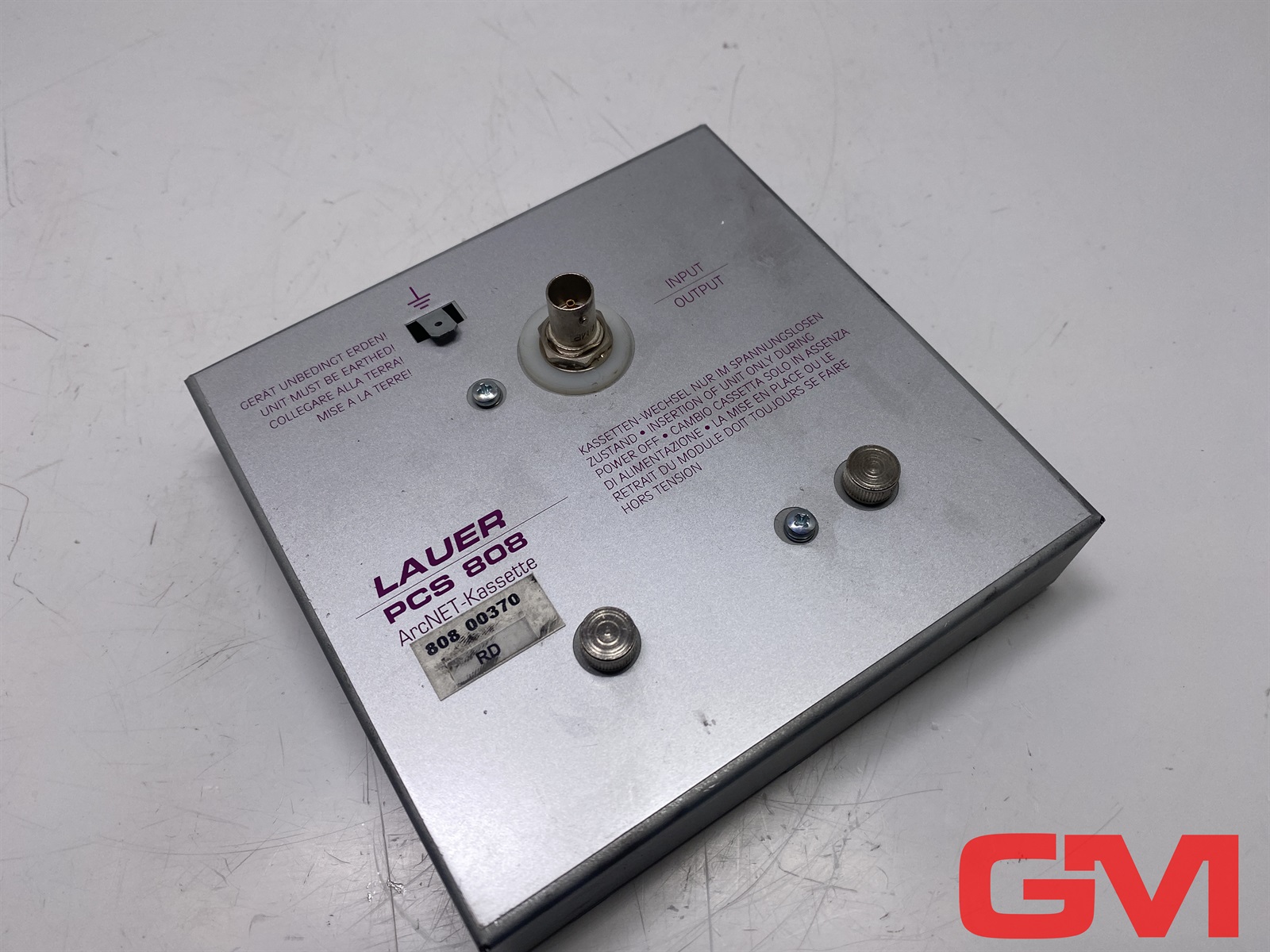 Lauer PCS 808 ArcNET Kasette — Sterowanie i HMI