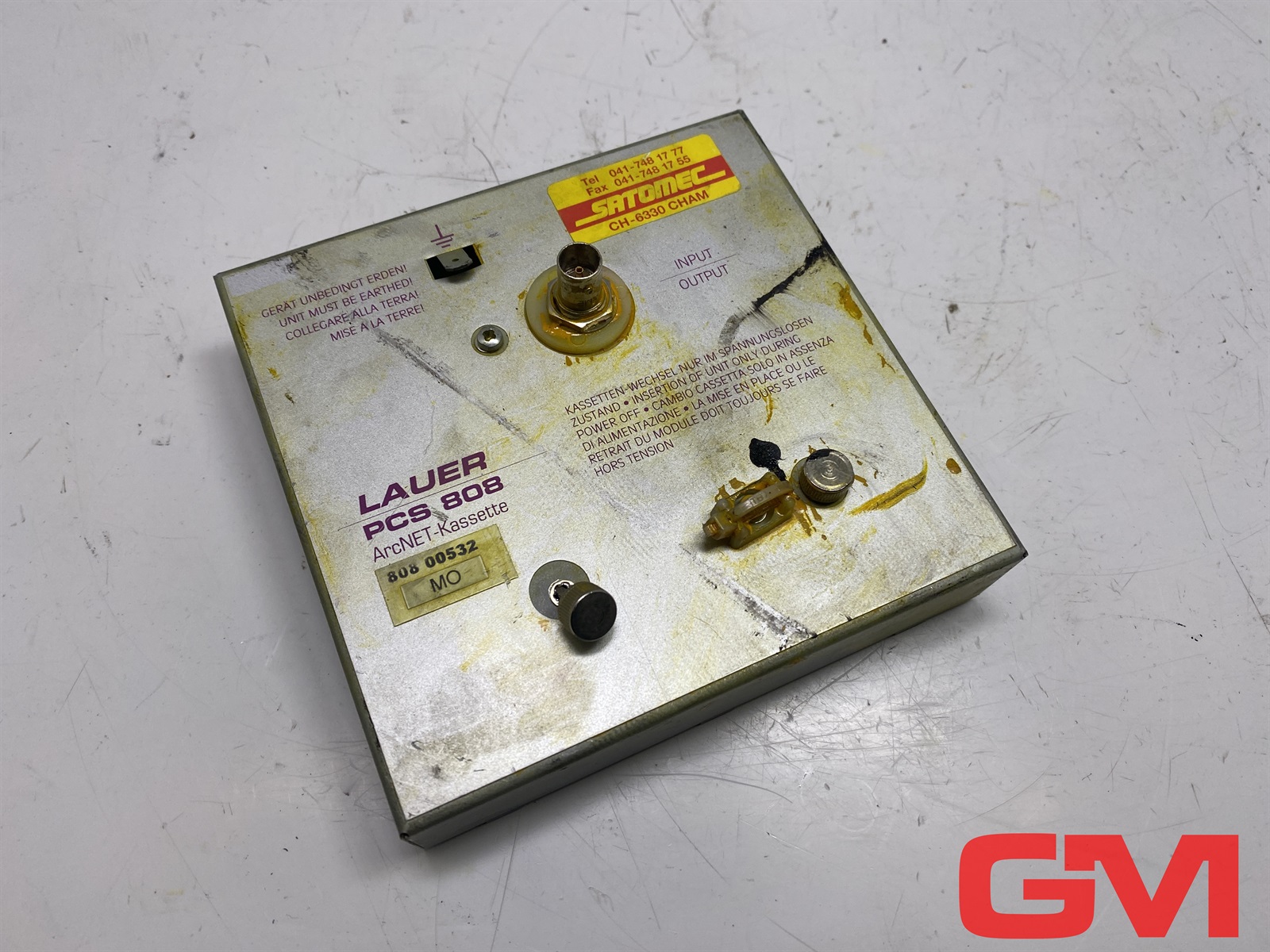 PCS 808 Lauer, Sterowanie i HMI