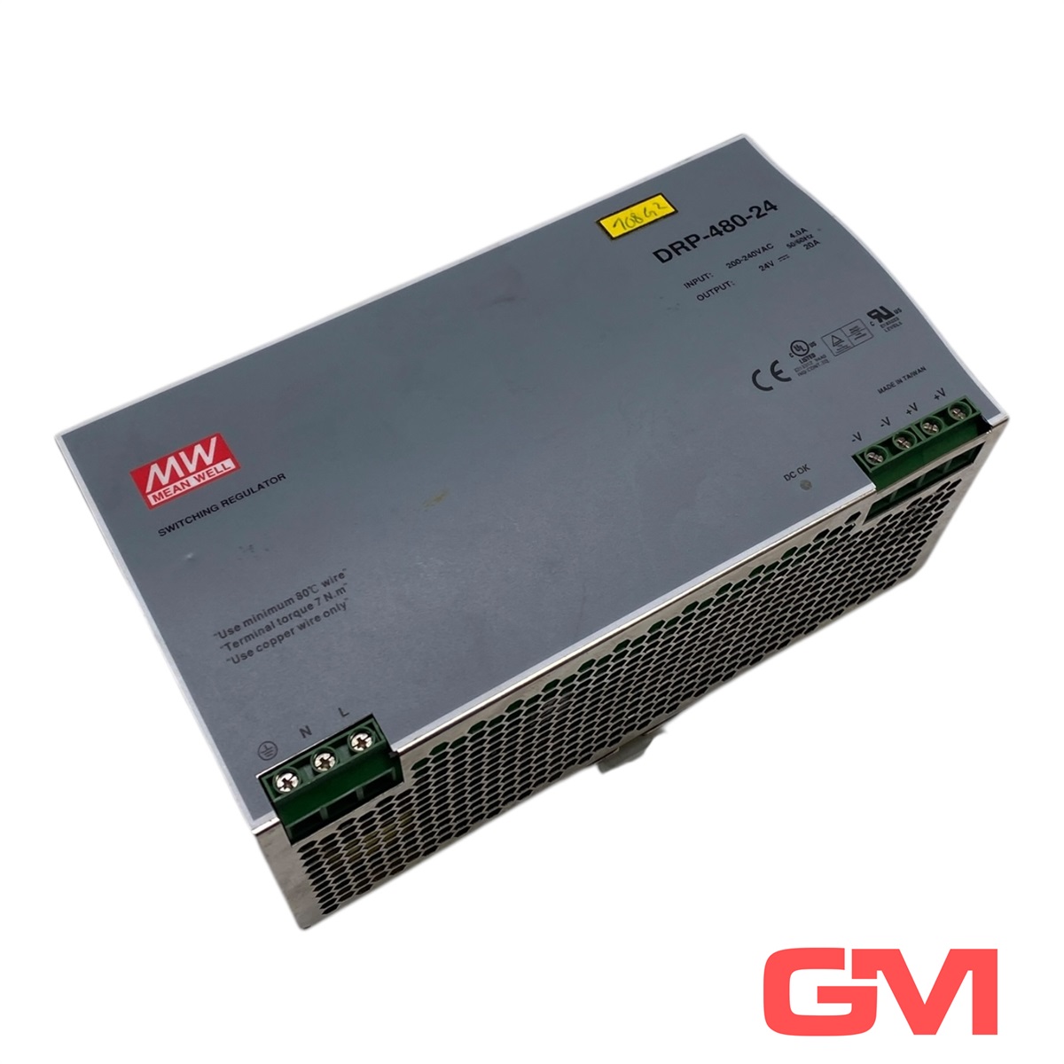 DRP-480-24 MEAN WELL, Power Supplies & Controllers