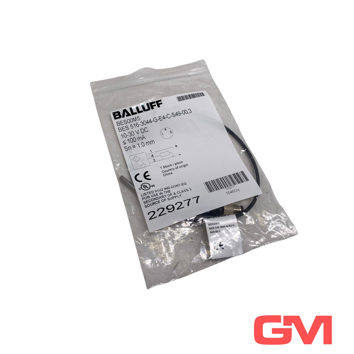 Balluff BES 516-3044-G-E4-C-S49-00,3 Inductive standard sensors with preferred types BES 516-3044-G-E4-C-S49-00,3 — Proximity & Inductive Sensors